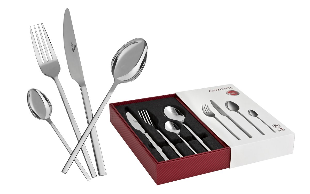 Komplet sztućców w pudełku 24 el. Ambiente