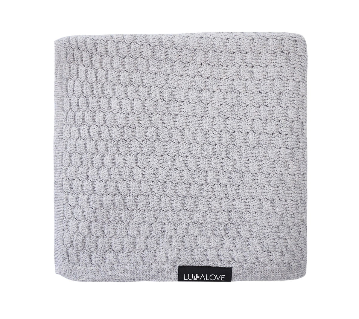 Lullalove Kocyk/otulacz merino PREMIUM - szary 69844-uniw