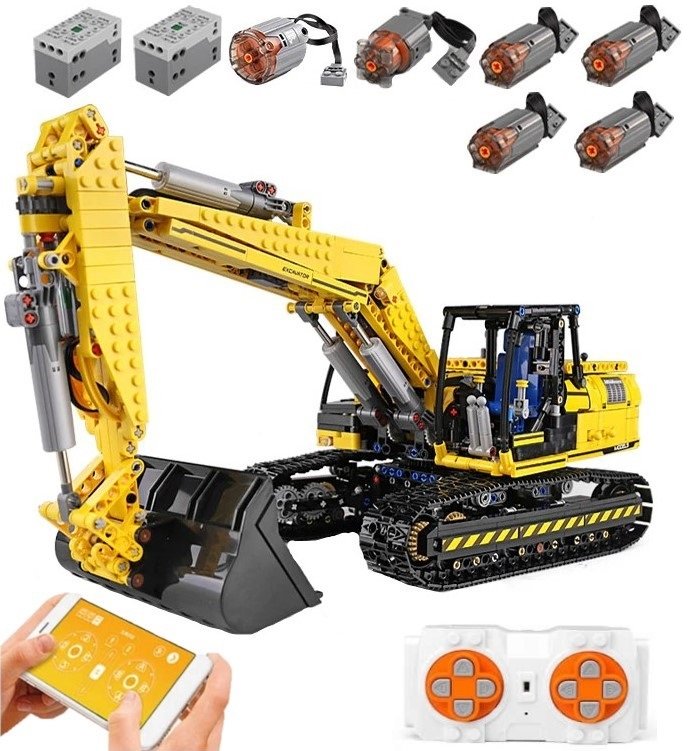 Klocki Koparka Technic Mk 13112 Rc Aplikacja