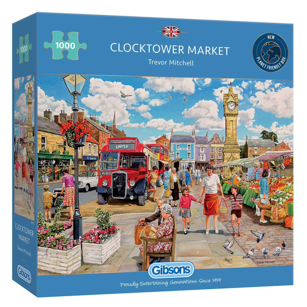 G3 Puzzle 1000 Rynek z wieżą zegarową