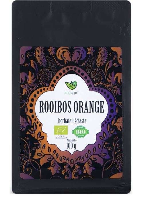 Medicaline Herbata ekologiczna liściasta ROOIBOS ORANGE 100g