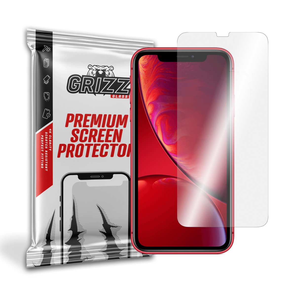 GrizzGlass HybridGlass szkło hybrydowe do Apple iPhone XR
