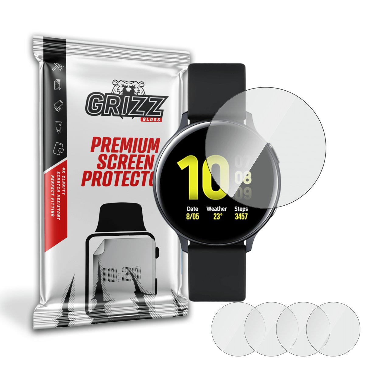 GrizzGlass HydroFilm folia hydrożelowa do Samsung Galaxy Watch Active 2 40 mm