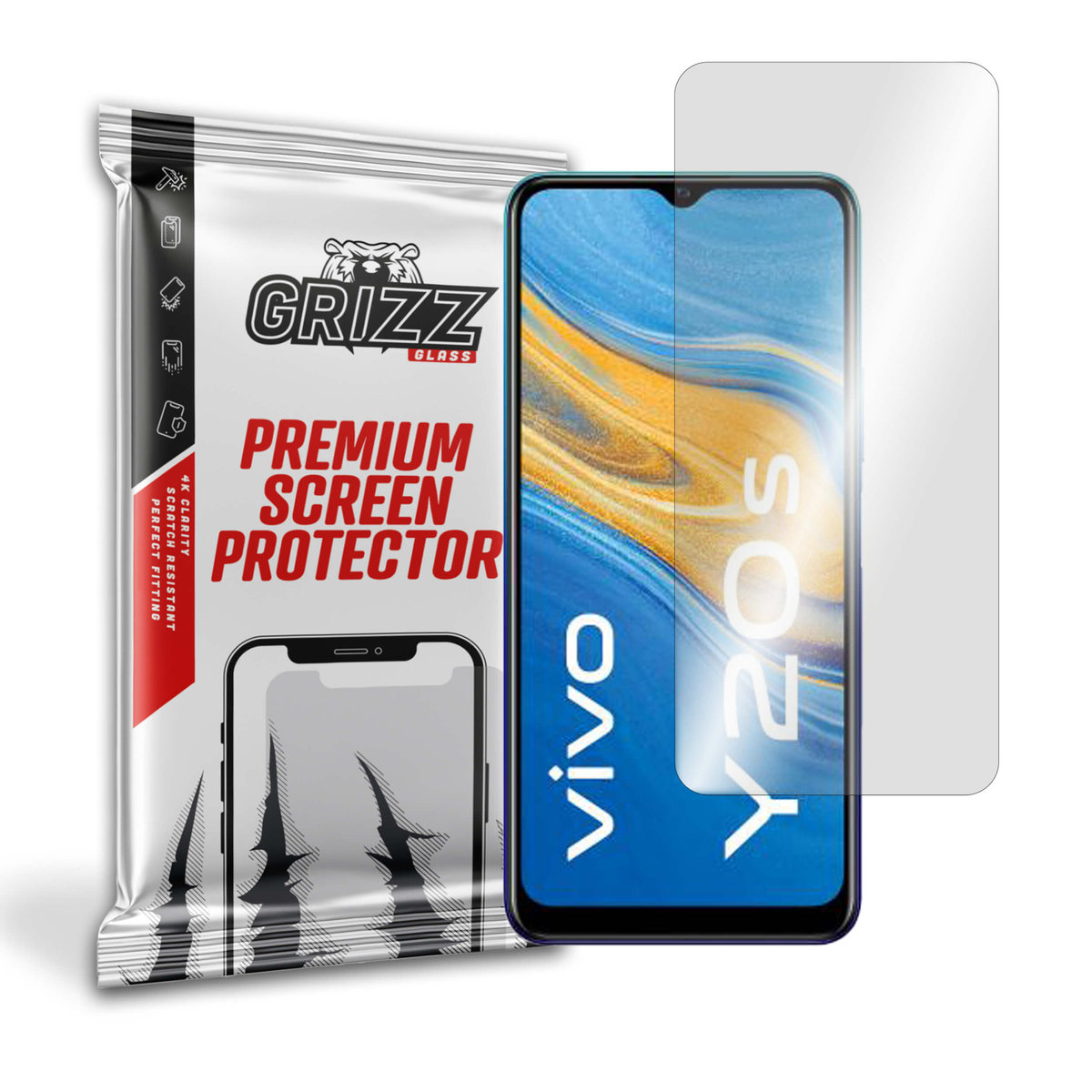 GrizzGlass HybridGlass szkło hybrydowe do Vivo Y20s