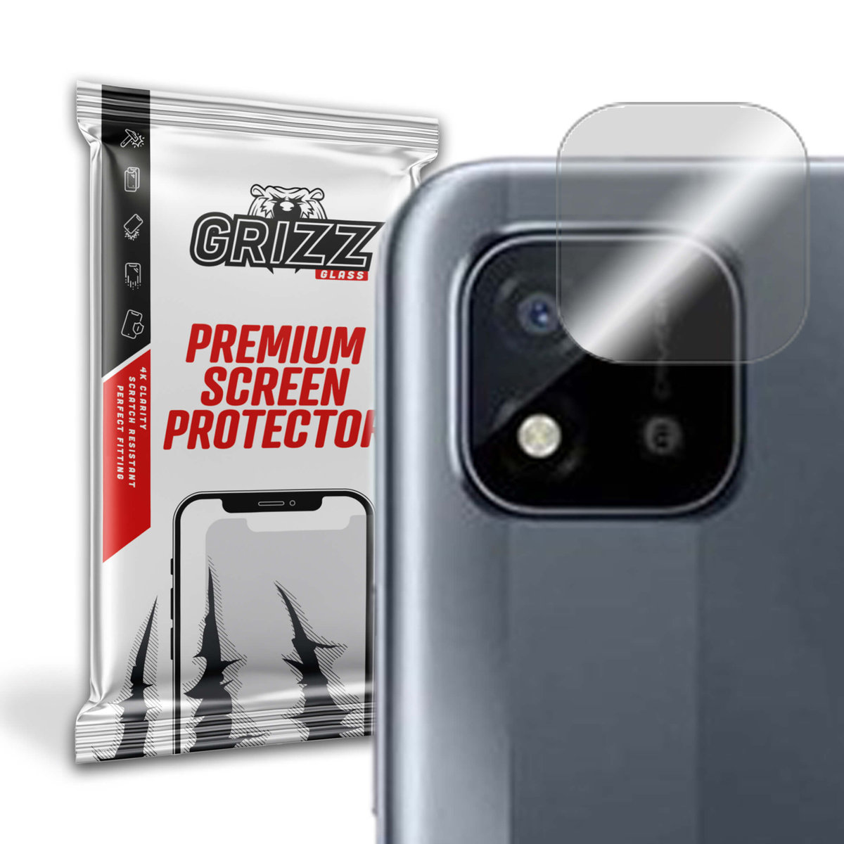GrizzGlass HybridGlass Camera szkło hybrydowe na obiektyw do realme C11