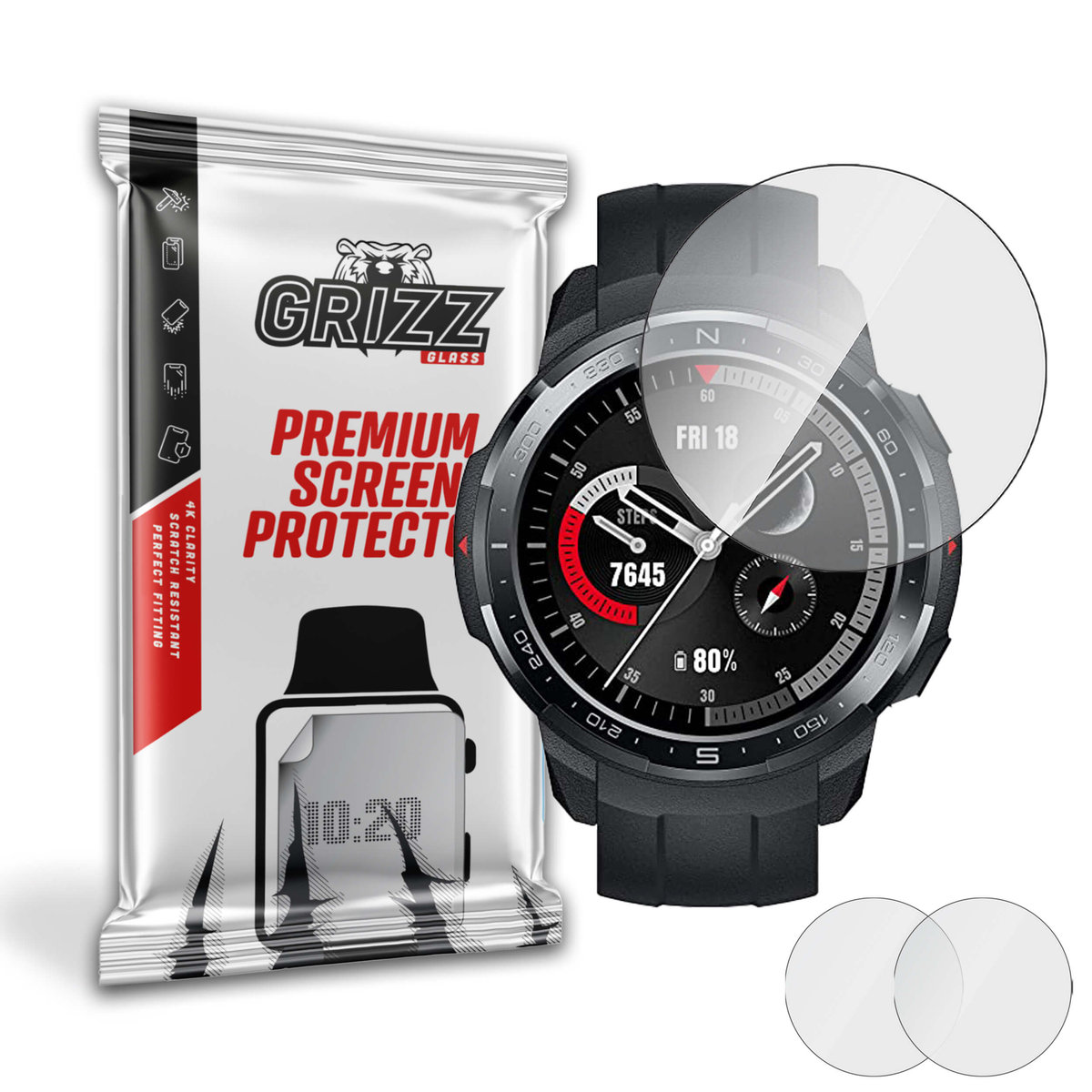 GrizzGlass HybridGlass szkło hybrydowe do Honor GS Pro