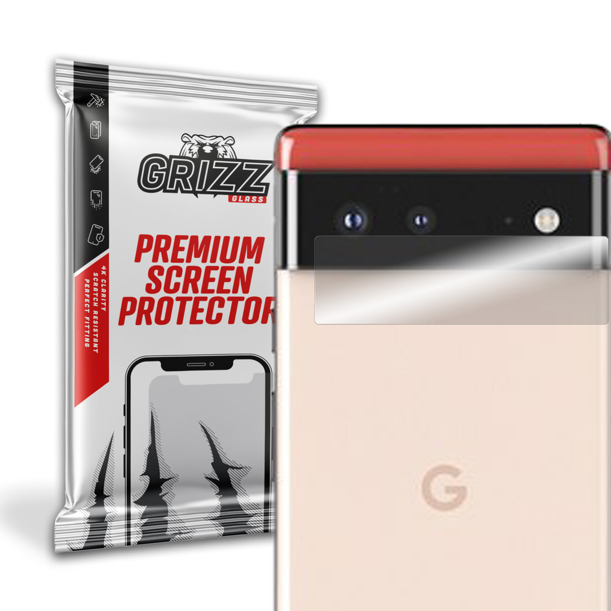 GrizzGlass HybridGlass Camera szkło hybrydowe na obiektyw do Google Pixel 6