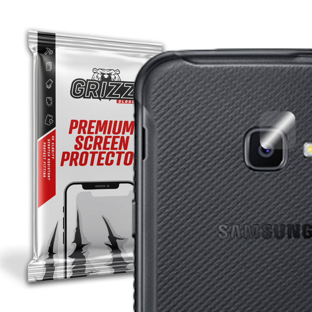 GrizzGlass HybridGlass Camera szkło hybrydowe na obiektyw do Samsung Galaxy Xcover 4s