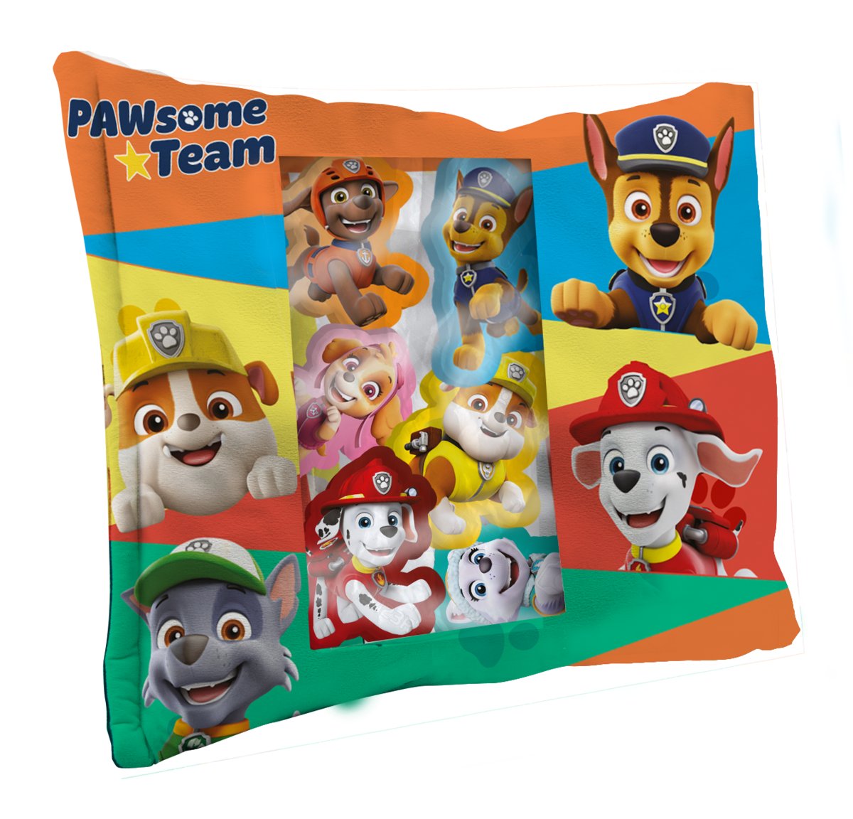 Фото - Дитяча постіль Zestaw poduszka z mini poduszką  Psi Patrol PAW PATROL P(35x45cm, 10x10cm)