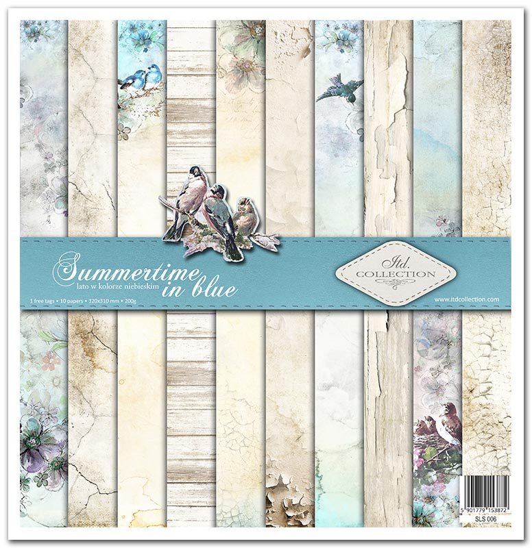 Zestaw do scrapbookingu SLS-006 ''Summertime in blue''