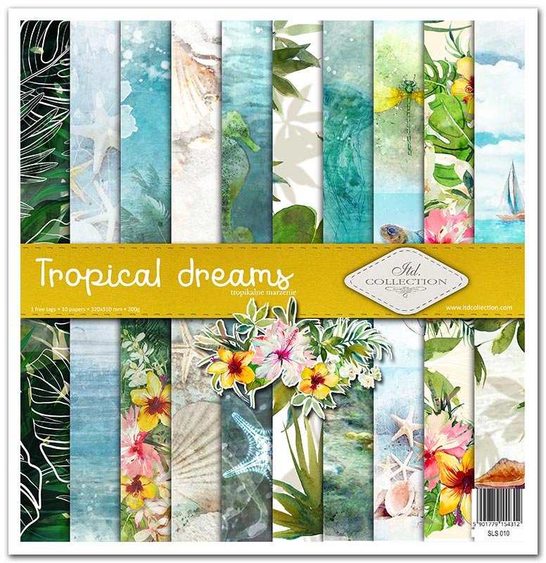 Zestaw do scrapbookingu SLS-010 ''Tropical dreams''