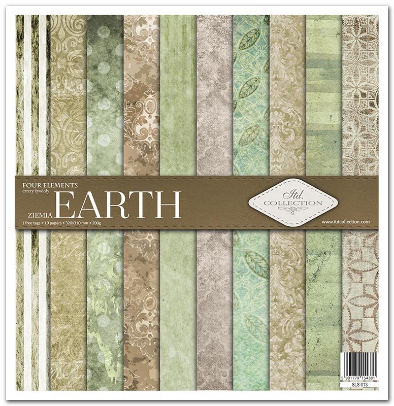 Zestaw do scrapbookingu SLS-013 Four elements ''Earth''