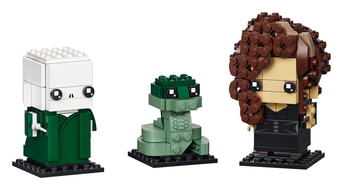 LEGO BrickHeadz Voldemort, Nagini i Bellatri 40496