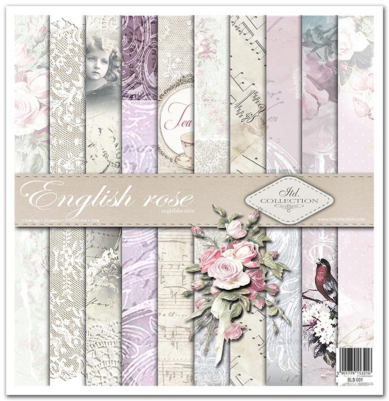 Zestaw do scrapbookingu SLS-001 ''English rose''