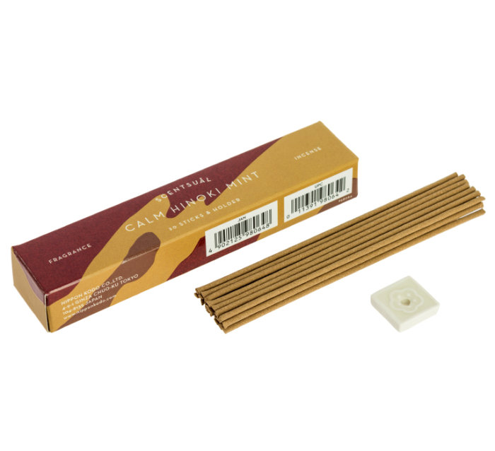Nippon Kodo Naturalne kadzidełka japońskie SCENTSUAL - Kojąca mięta Hinoki - CALM HINOKI MINT