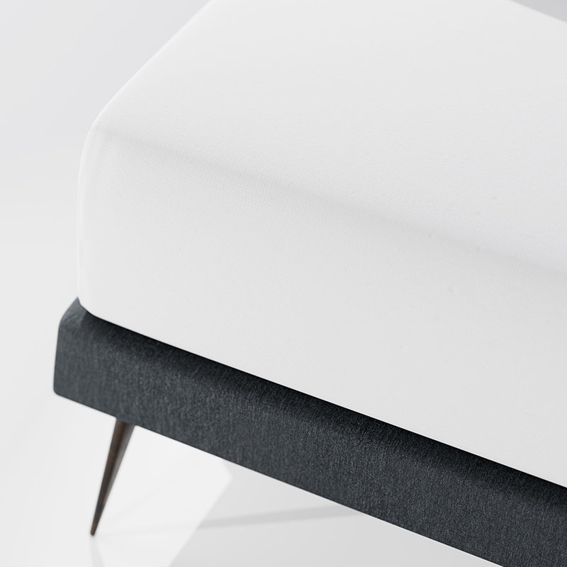 Prześcieradło 120x200 z gumką białe PAN MATERAC