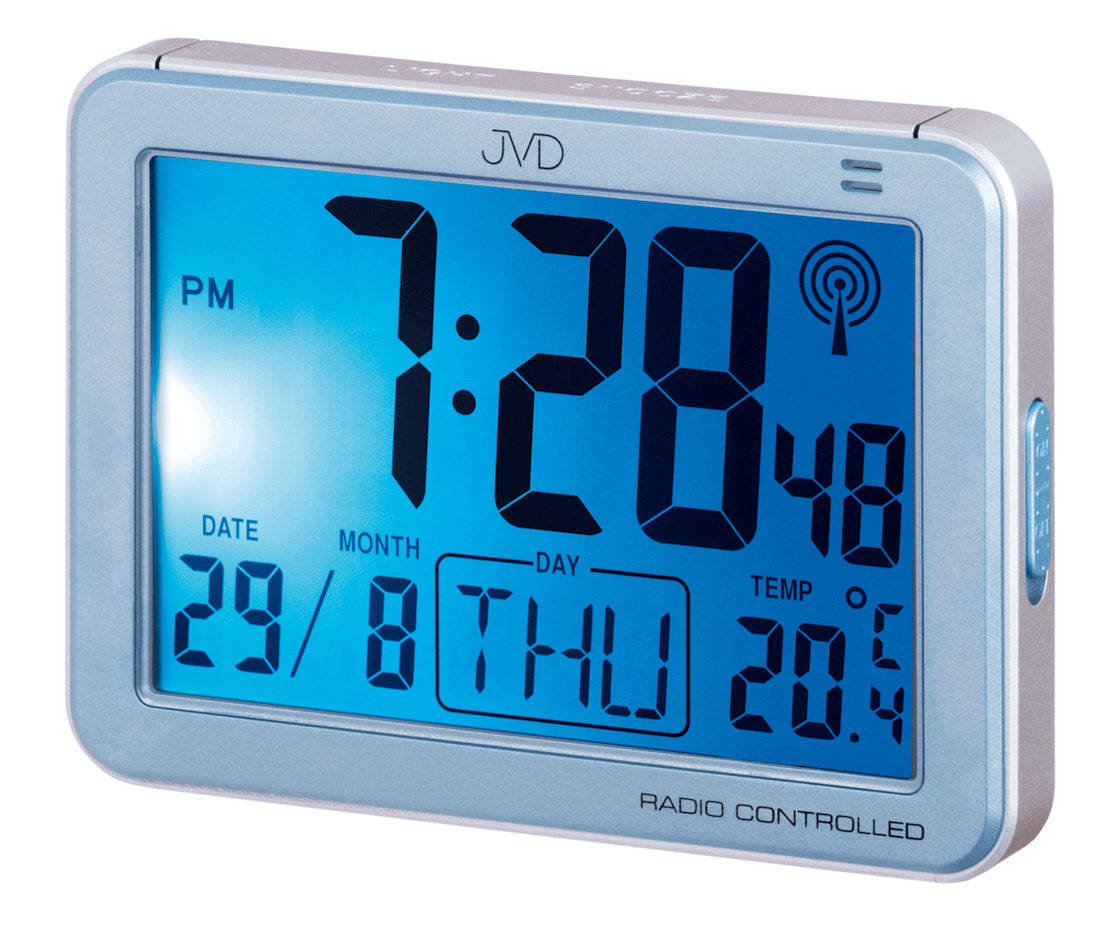 Budzik JVD RB852.5 Termometr DCF77