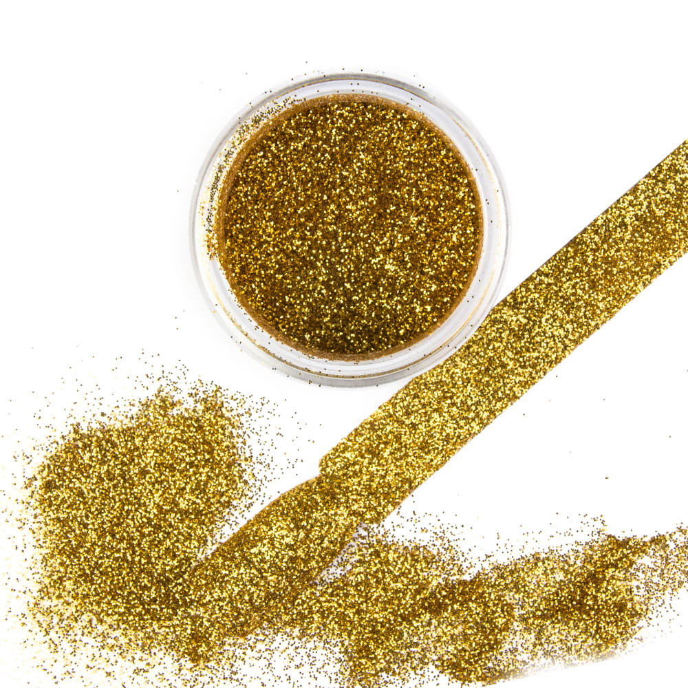 Pyłek Do Paznokci Brokat Glazing Effect Gold