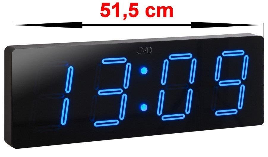 Zegar JVD ścienny DH1.2 LED Cyfry 12,5 cm Długość 51 cm