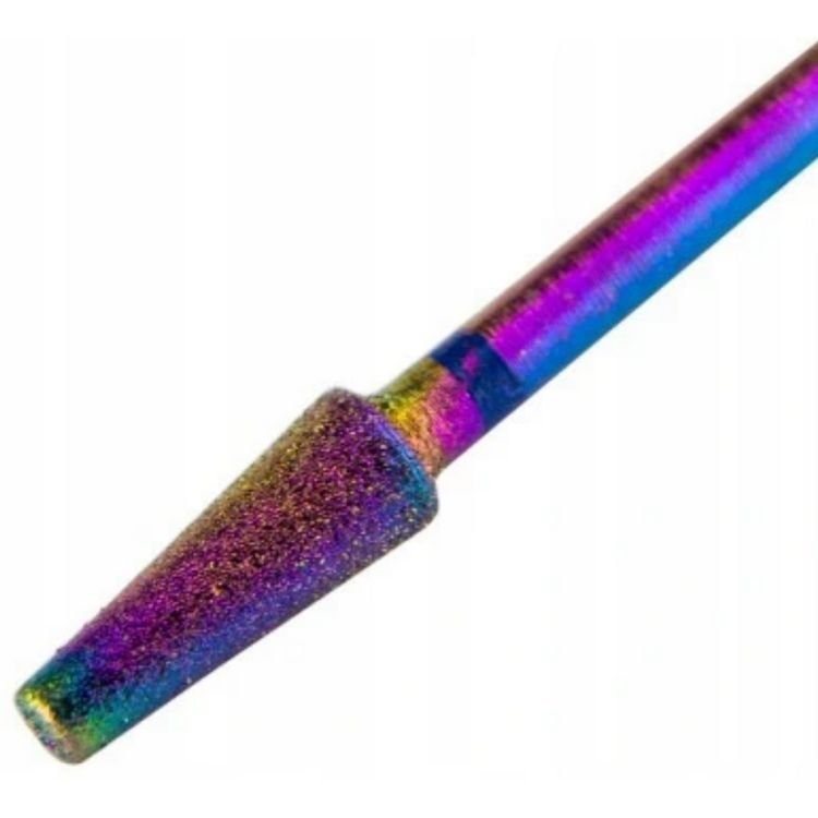 inna marka Frez diamentowy UNICORN nr2 tęczowy ścięty stożek 5906637182896