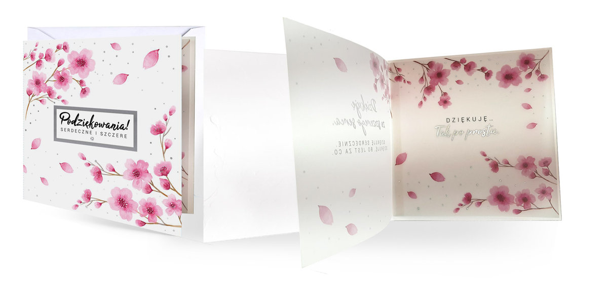 Kukartka Karnet Primus 0120 Podziękowanie - Kukartka