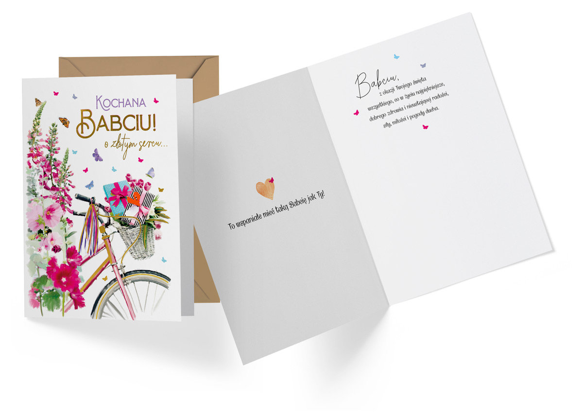 KUKARTKA KUKARTKA Karnet PR-377 Babcia 462918