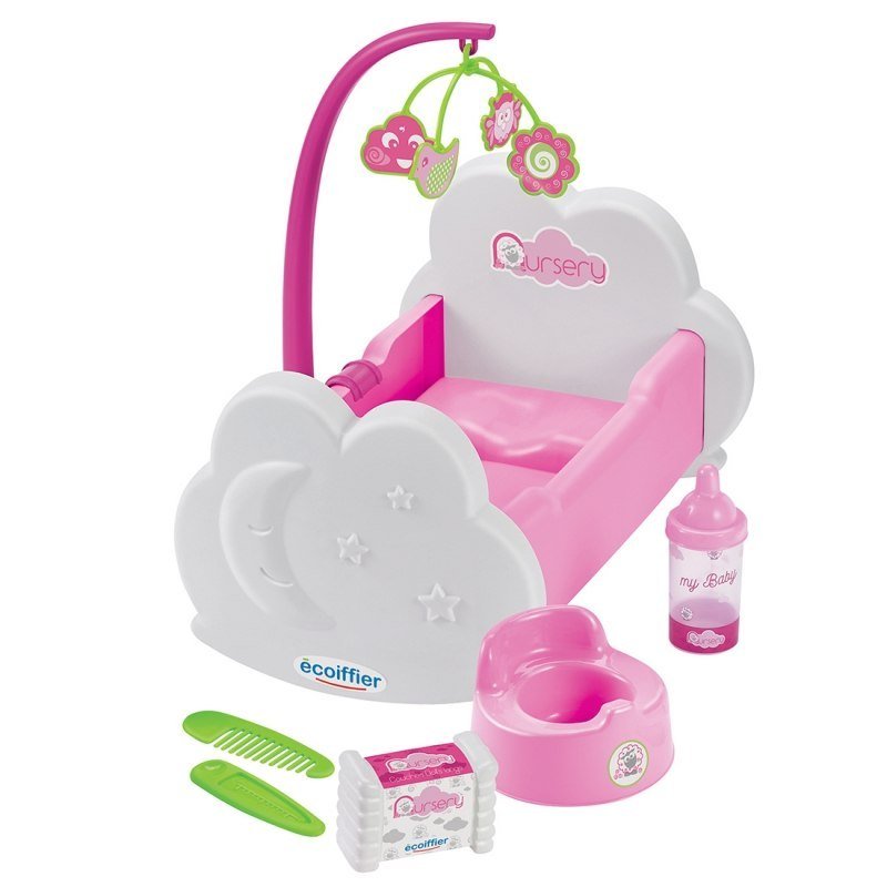 Ecoiffier Nursery kołyska z karuzelką 2873 Ecoiffier 76000012873