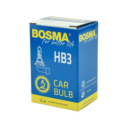 BOSMA 3523 ŻARÓWKA 12V 60W HB3 9005 P20d 3523