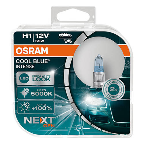 Żarówka samochodowa H1 Osram Cool Blue Intense 4200K 55W - 2szt