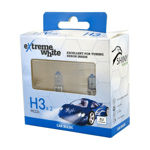 BOSMA Żarówki H3 55W Extreme White - kpl 2szt 8399
