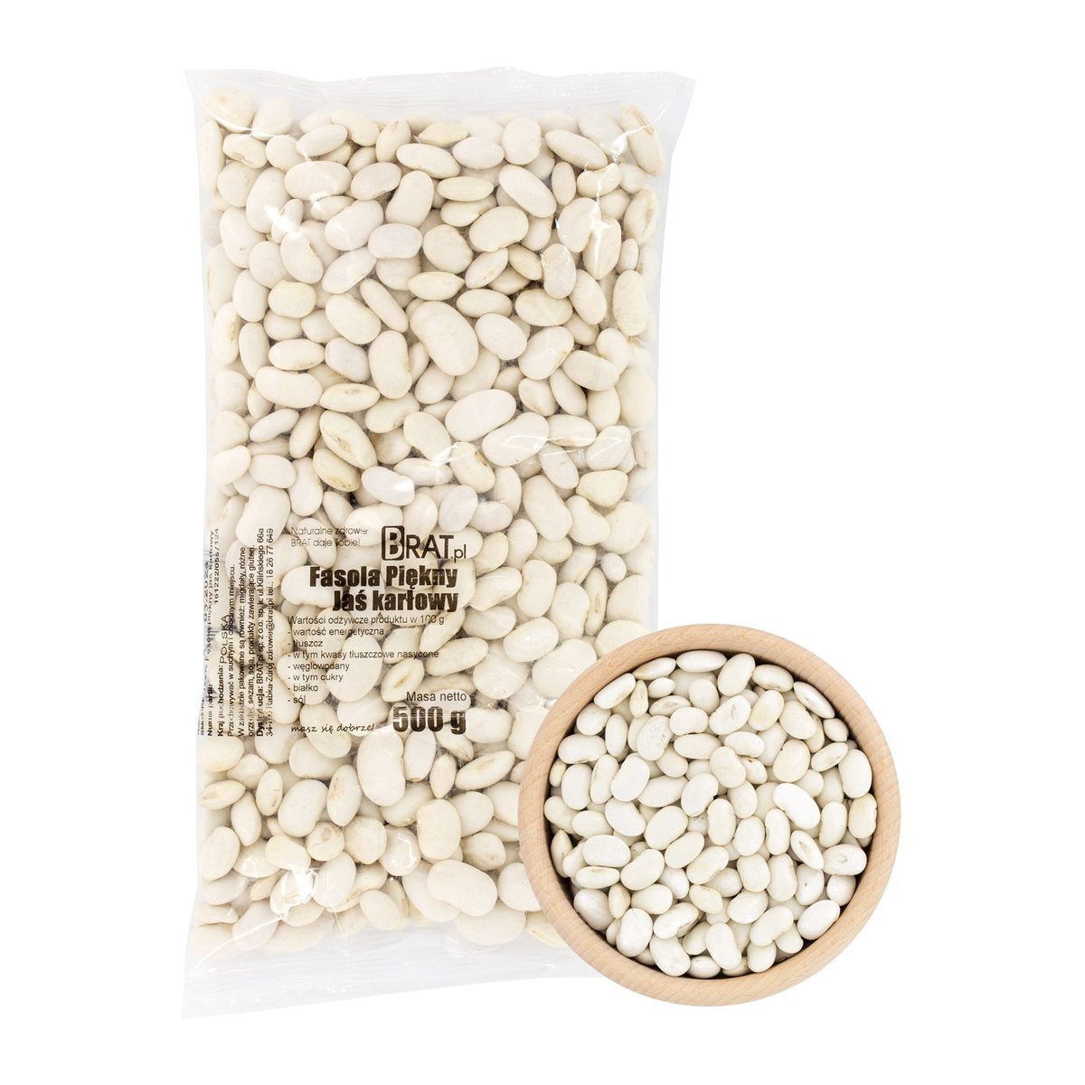 Fasola Piękny Jaś Karłowy 500G
