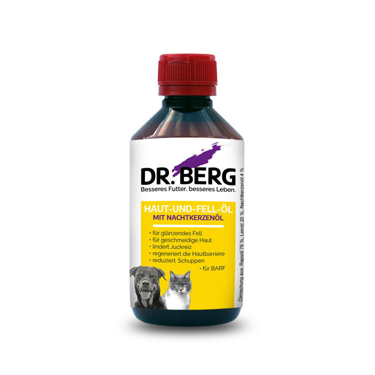 Dr BERG DR.BERG Skóra i sierść z olejem z wiesiołka (250 ml)