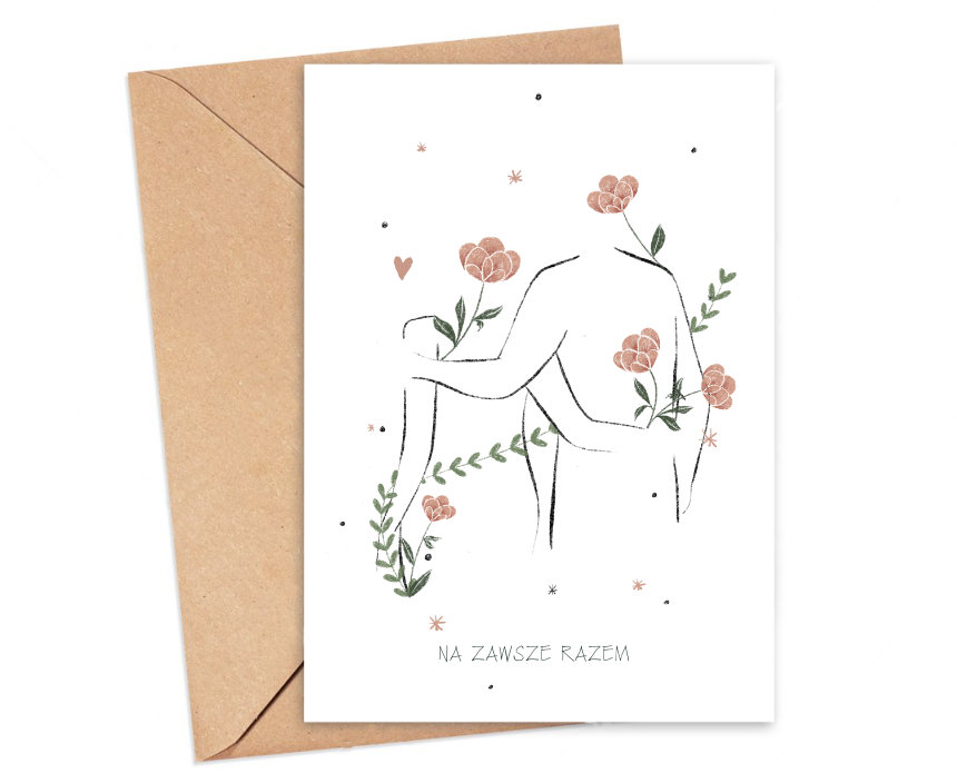Karnet Okolicznościowy, Ślub / Zarysowane Studio
