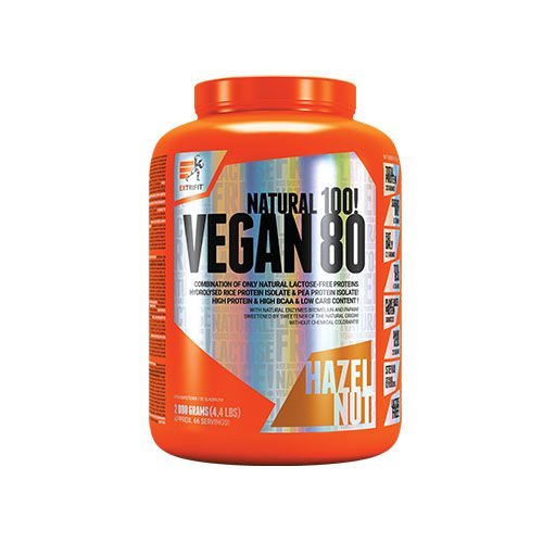 EXTRIFIT Vegan 80 - 2000g - Hazelnut