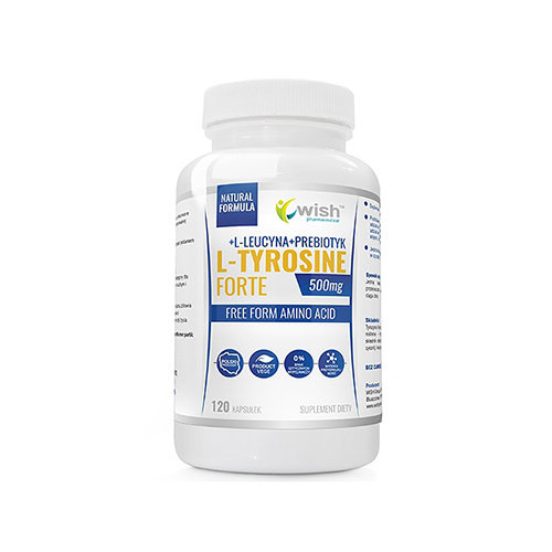 WISH Pharmaceutical Wish Pharmaceutical L-Tyrosine Forte 500mg 120caps Atrakcyjna oferta
