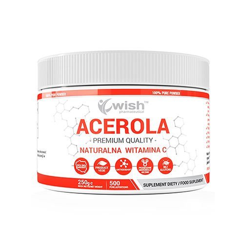 WISH Pharmaceutical WISH PHARMACEUTICA Acerola Natural Vitamin C 250 g
