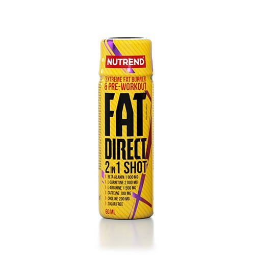 Nutrend Fat Direct 2in1 Shot [ 60ml ] Spalacz Tłuszczu Przedtreningówka