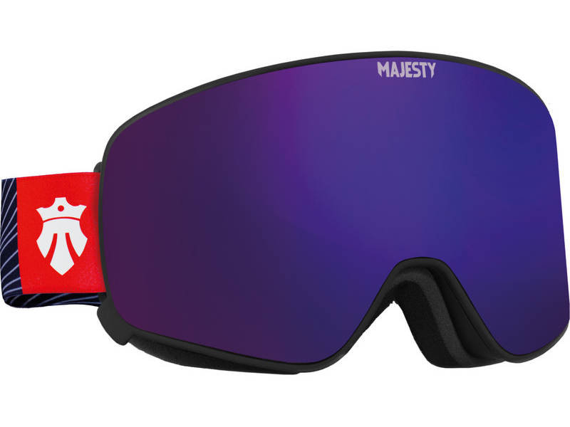 Gogle narciarskie Magnetyczne MAJESTY The Force C black frame / ultraviolet lens
