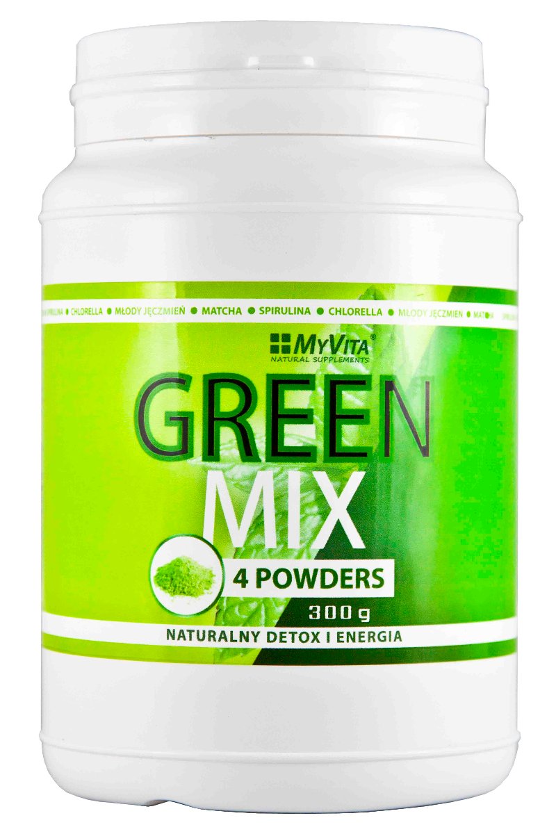 PRONESS MyVita Green MIX 4 powders Detox i Energia 300 g