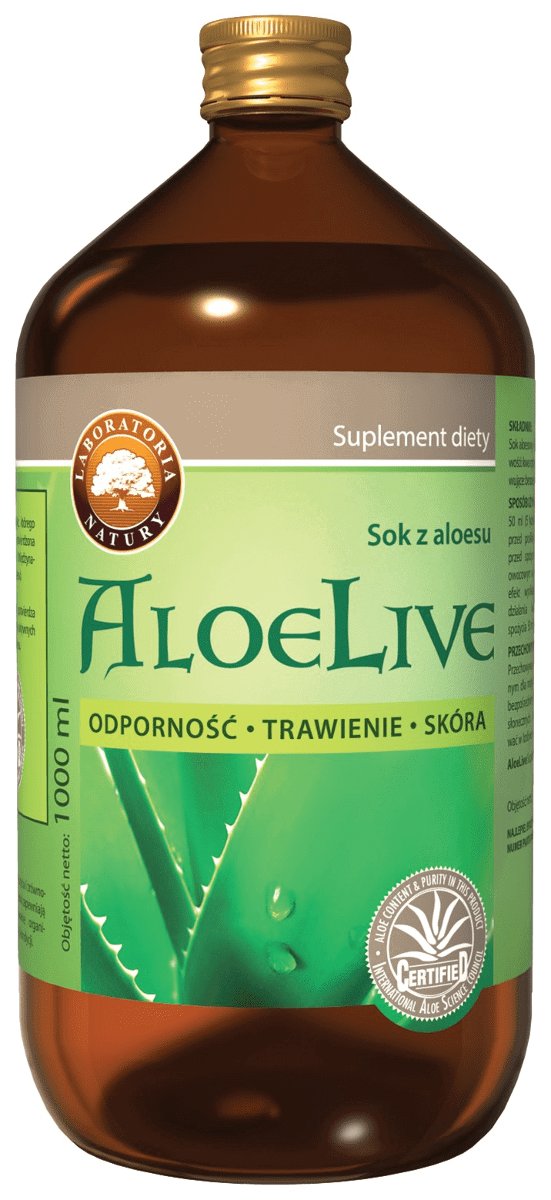 LAB.NATURY ALOELIVE Sok z aloesu 1000 ml 4270352