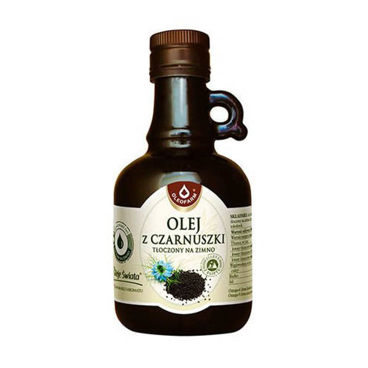 Oleofarm Olej z czarnuszki tłoczony na zimno 250ml -