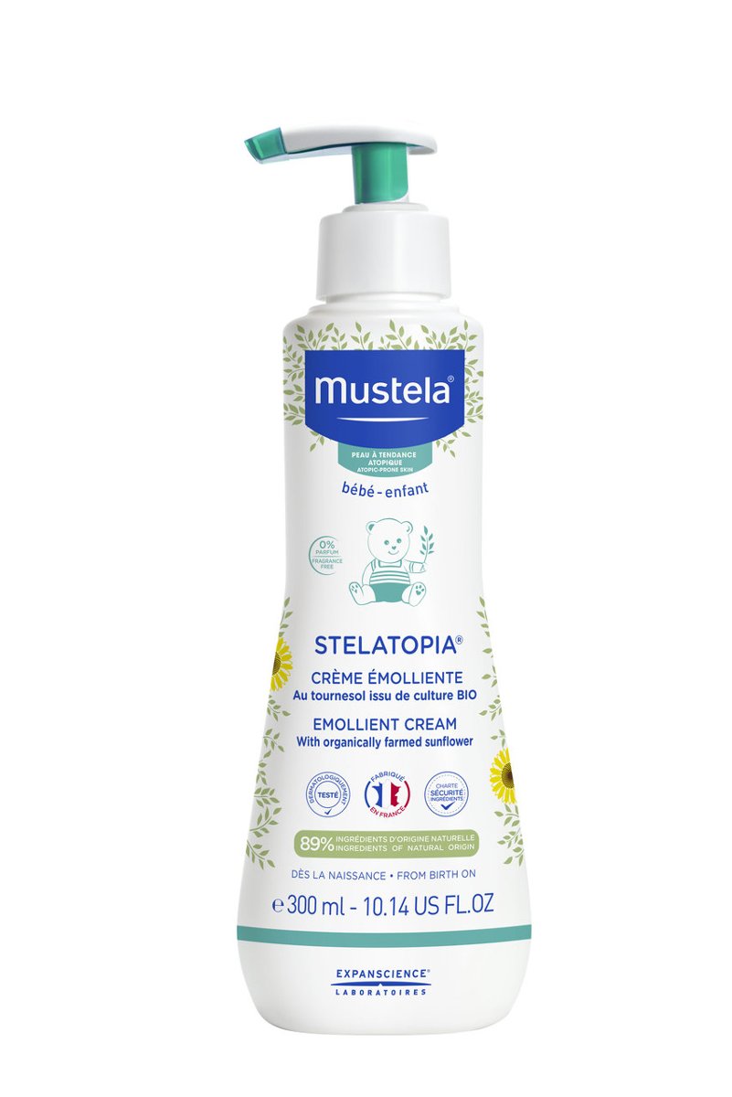 Mustela Bébé Stelatopia Emollient Cream krem do ciała 300 ml dla dzieci