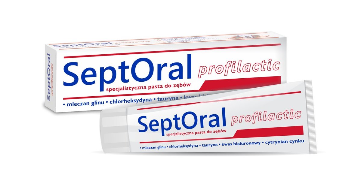 Avec Pharma SeptOral profilactic, pasta do zębów, 100 ml