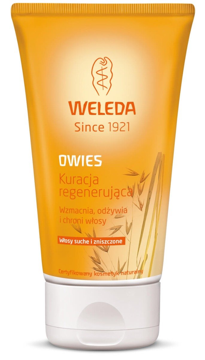 Weleda Hair Care owsiana kuracja regeneracyjna do włosów suchych i zniszczonych Oat Regenerating Treatment) 150 ml