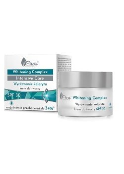 Ava Whitening Ava Whitening Complex Intensive Care Wyrównanie kolorytu krem do twarzy na dzień SPF30 50 ml