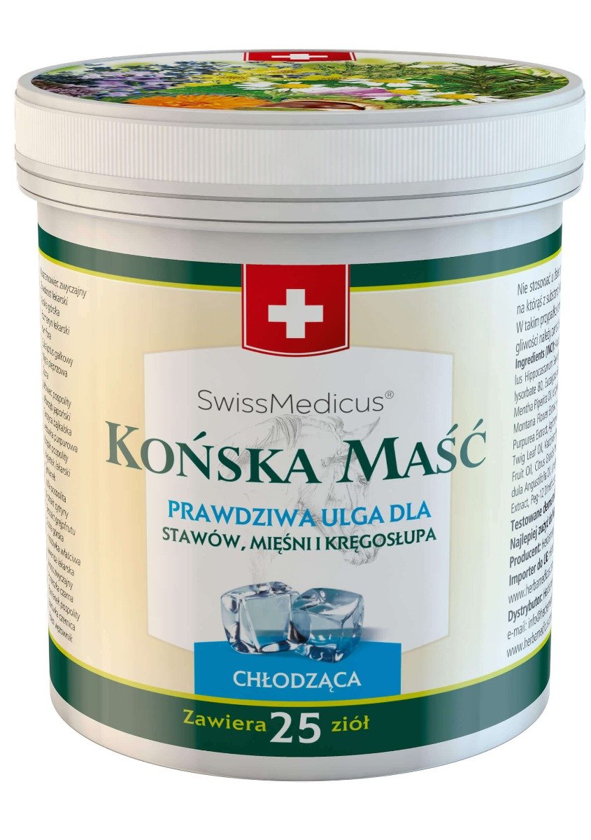 HERBAMEDICUS SwissMedicus Końska Maść Chłodząca 250Ml HM283