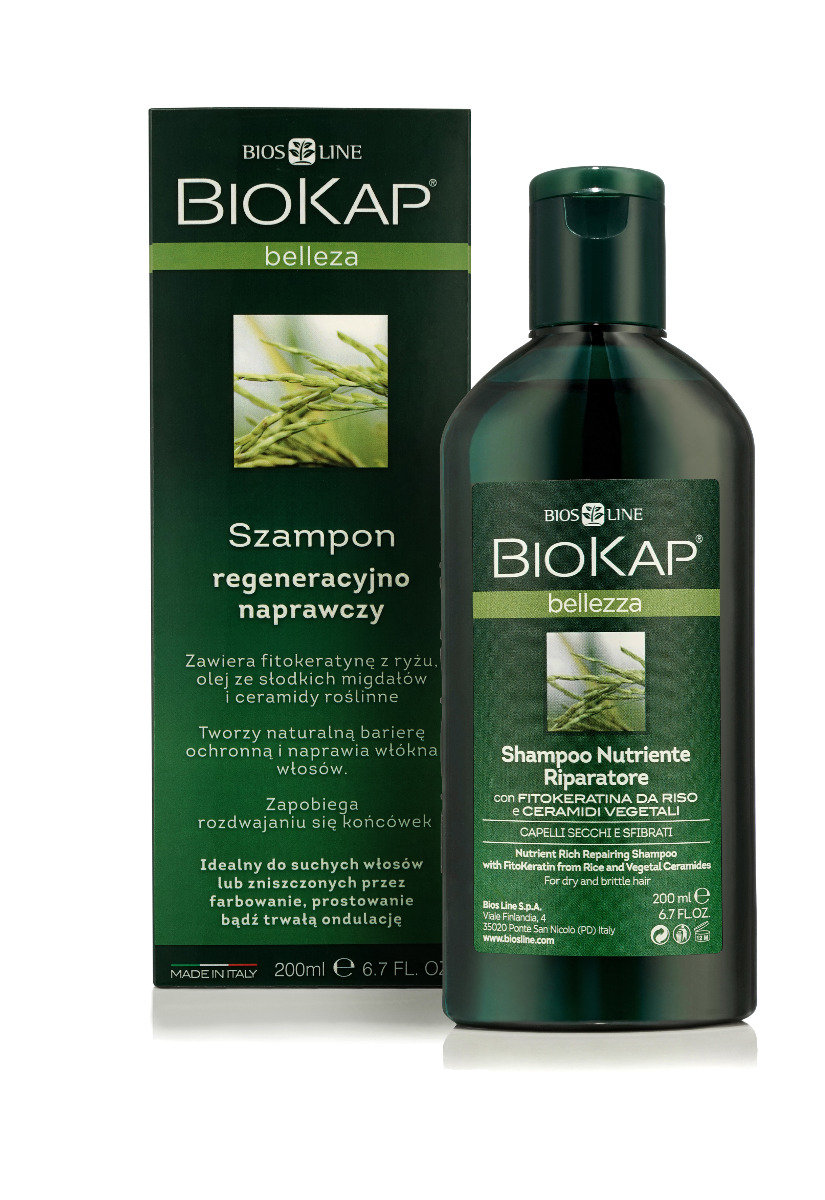 Biokap LAB PHARMA AGNIESZKA LEWANDOWSKA BELLEZZA szampon regenerująco naprawczy 200 ml 7069998