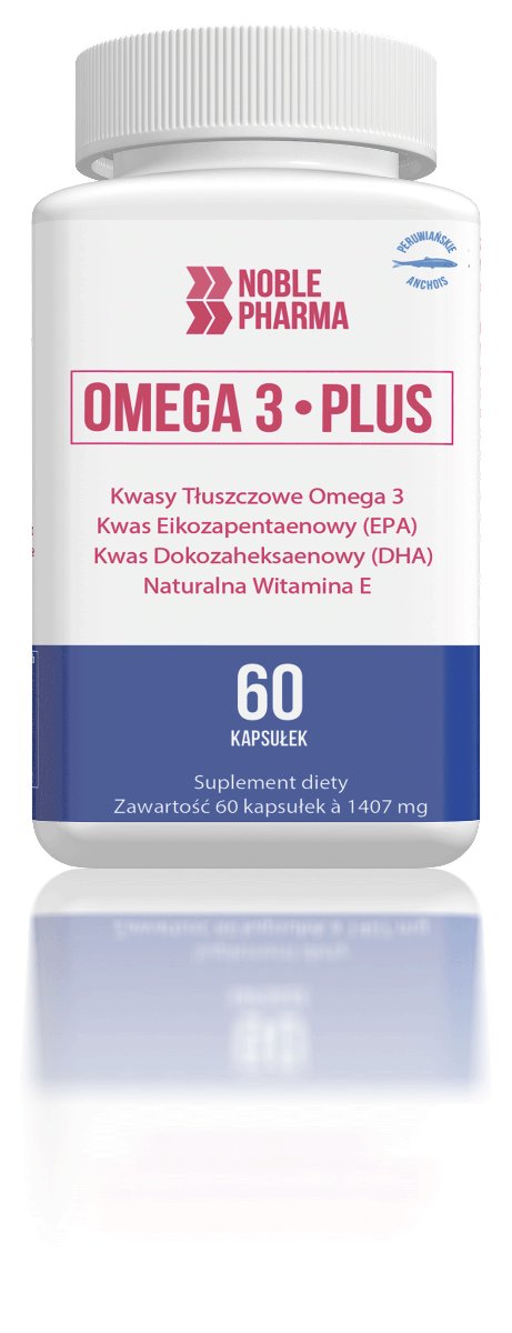 NOBLEPHARMA Noble Pharma Omega 3 Plus x 60 kaps