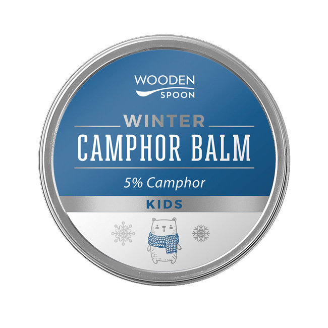 Wooden Spoon, Organiczny Zimowy balsam rozgrzewający dla dzieci 5% kamfora, 50ml