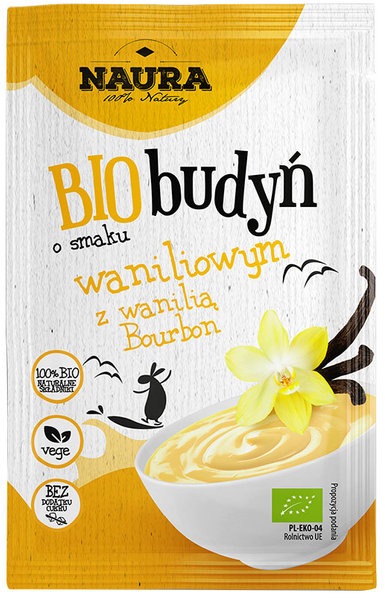 Budyń o smaku waniliowym BIO 38 g Naura M00-F33-58142